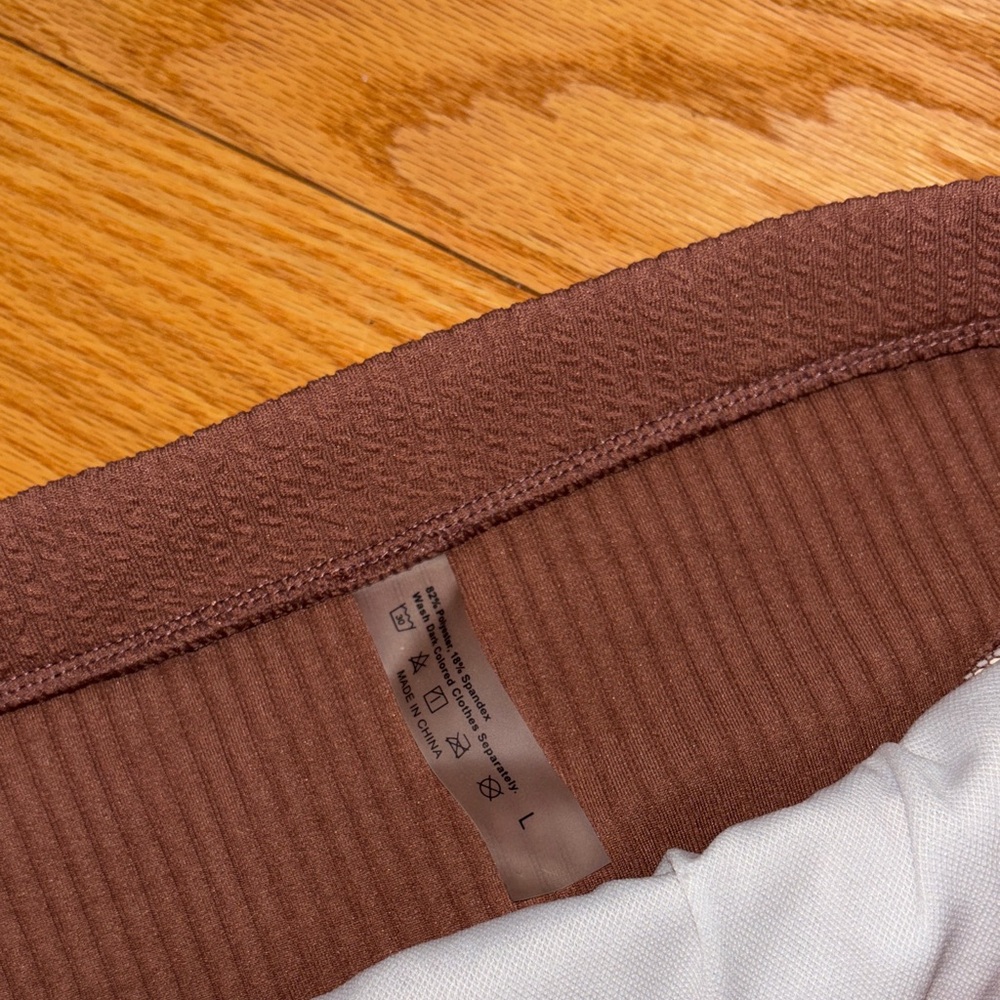 Brown Ribbed Bikini Set - Picture 6 of 6